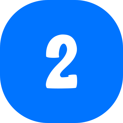 número 2 grátis ícone número 2 grátis ícone