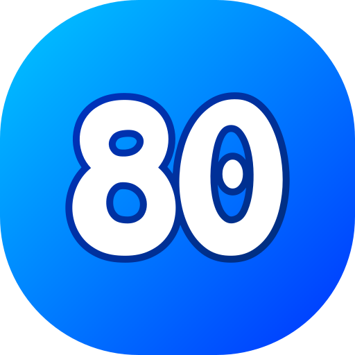 80 icono gratis