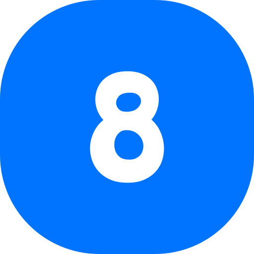 nummer 8 kostenlos Icon nummer 8 kostenlos Icon