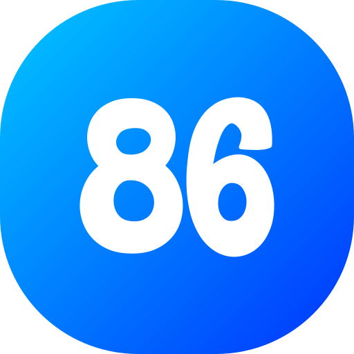 86 icono gratis