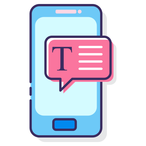 mensaje de texto icono gratis