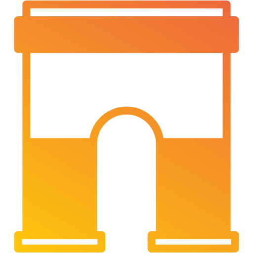 arco del triunfo icono gratis