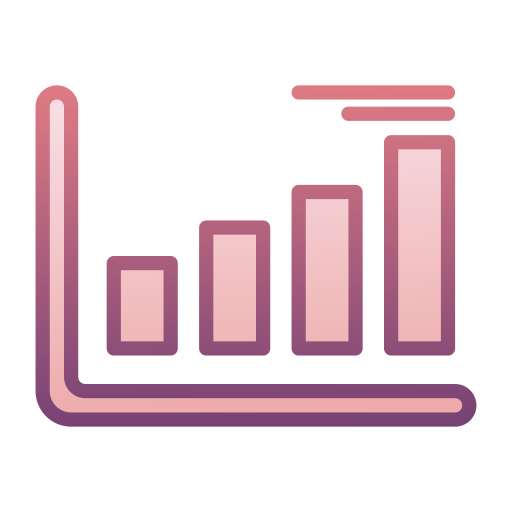 gráfico de barras icono gratis