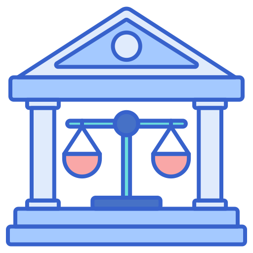 justice Icône gratuit
