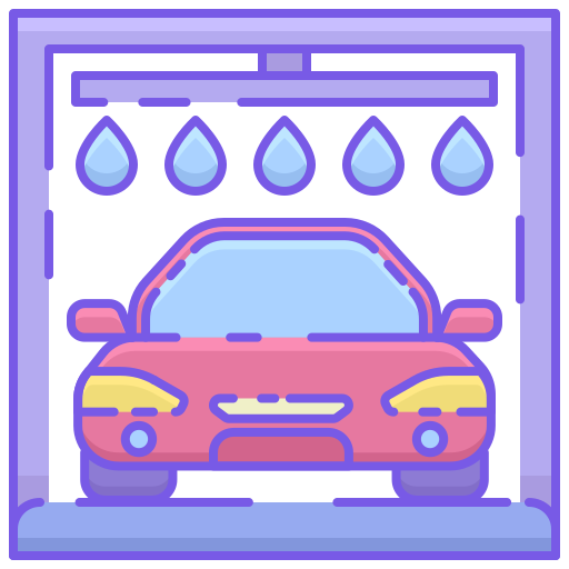 lavagem automática de carros grátis ícone