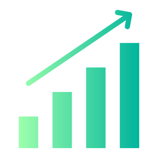 gráfico de barras icono gratis