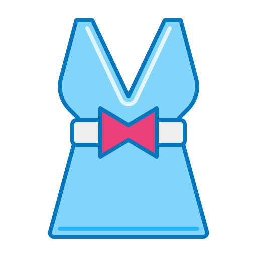 ropa de mujer icono gratis