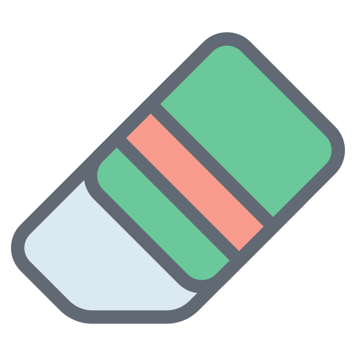 Eraser free icon