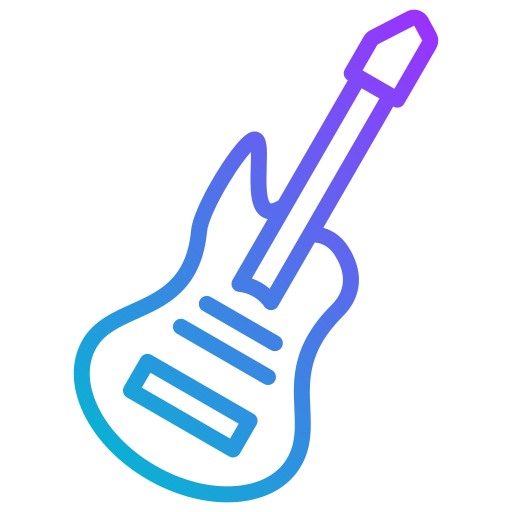 guitarra electrica icono gratis