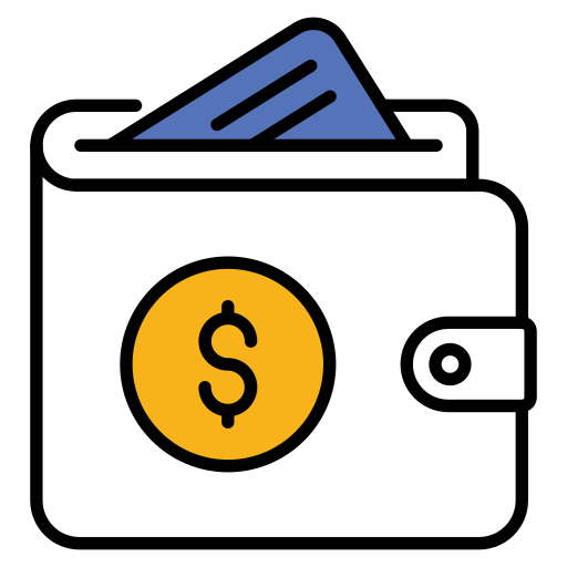 carteira grátis ícone