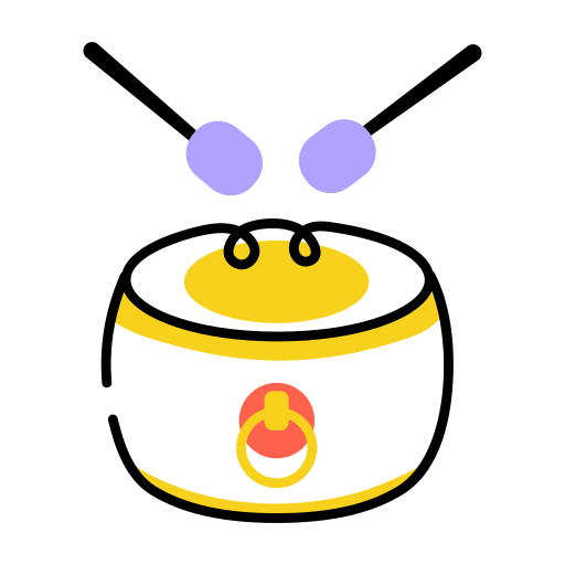 Басовый барабан бесплатно иконка