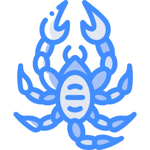 Scorpio Basic Miscellany Blue Icon