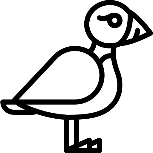 macareux Icône gratuit