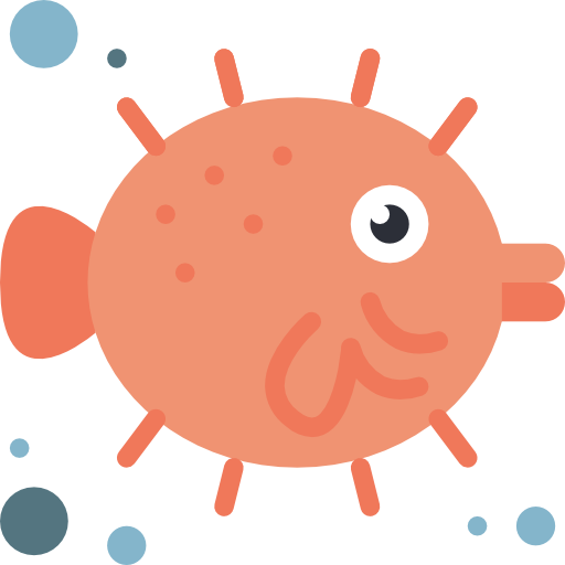 Puffer fish free icon