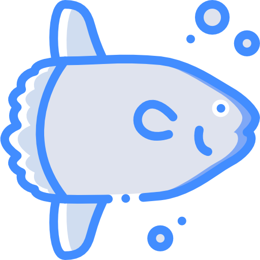 poisson-lune Icône gratuit