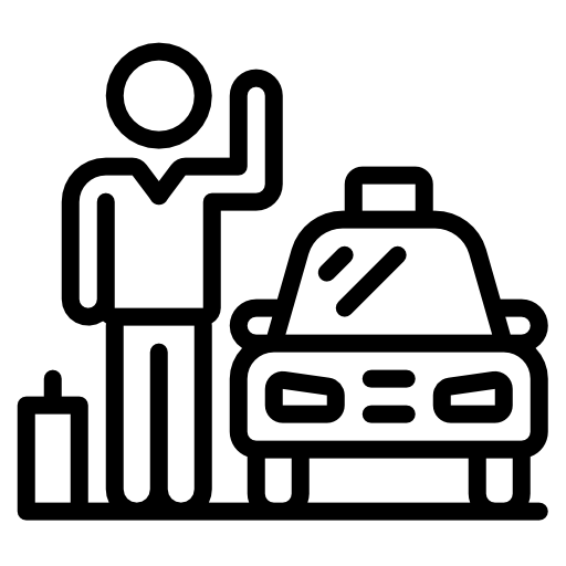 táxi grátis ícone