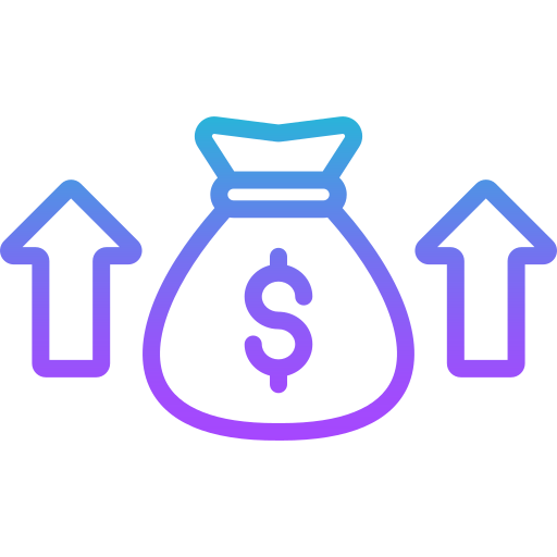 ganancia icono gratis