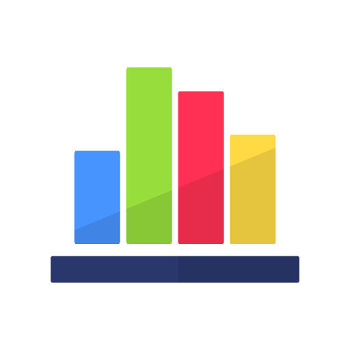 gráfico de barras grátis ícone gráfico de barras grátis ícone