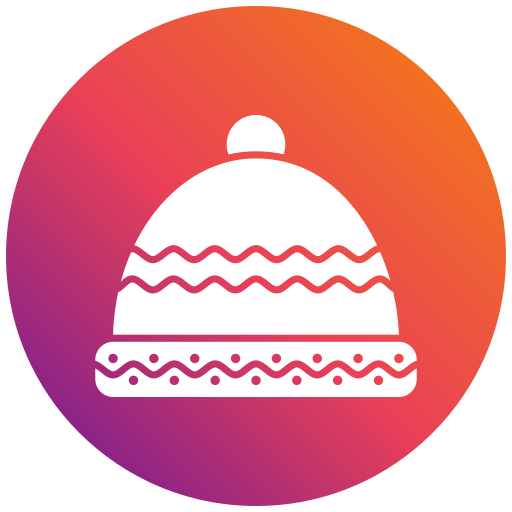 sombrero de invierno icono gratis