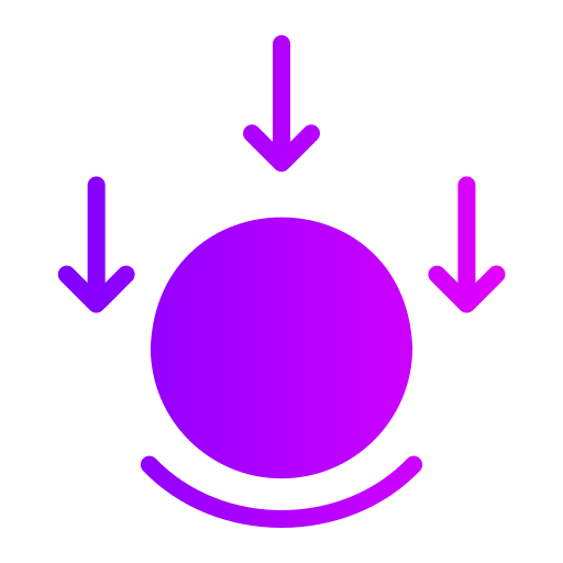 gravedad icono gratis