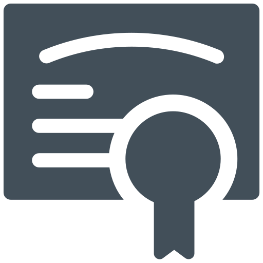 졸업 증서 무료 아이콘