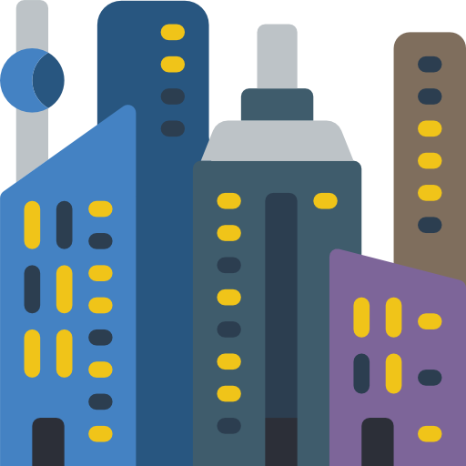 Cityscape Basic Miscellany Flat icon