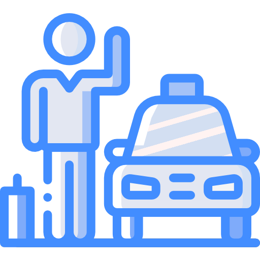 táxi grátis ícone