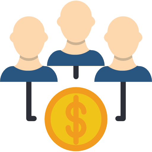 Crowdfunding free icon