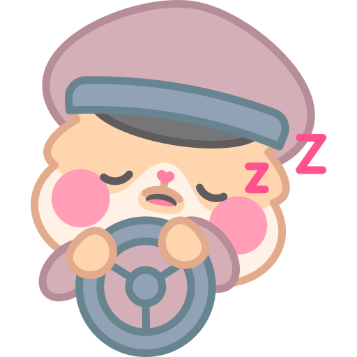 Tired free sticker