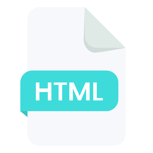 extensión html icono gratis