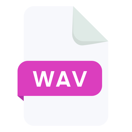 extensión wav icono gratis