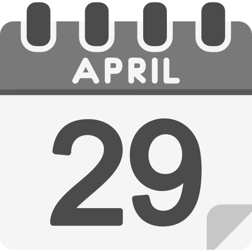 April - Free time and date icons