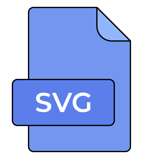 formato de archivo svg icono gratis