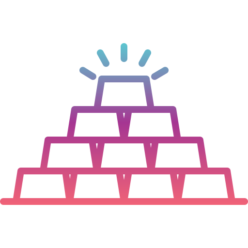 Золотые слитки бесплатно иконка