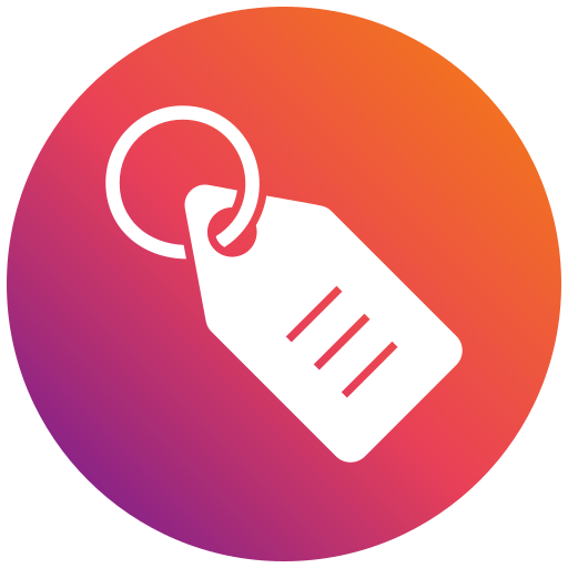 etiqueta de precio icono gratis