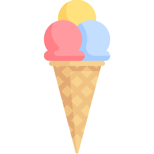 Ice cream Special Flat icon