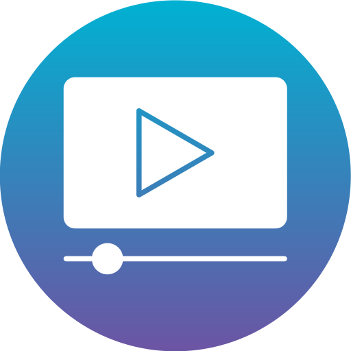 reproductor de video icono gratis