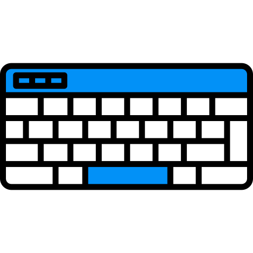 Keyboard free icon