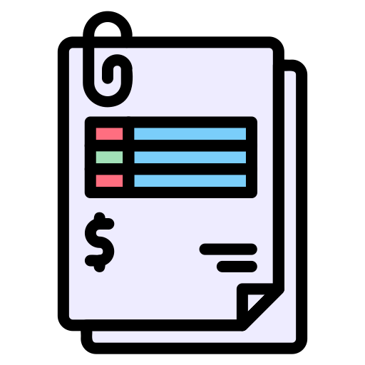 factura icono gratis