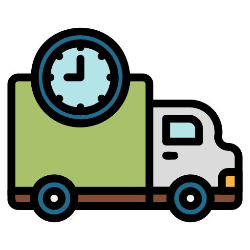 camión de reparto icono gratis