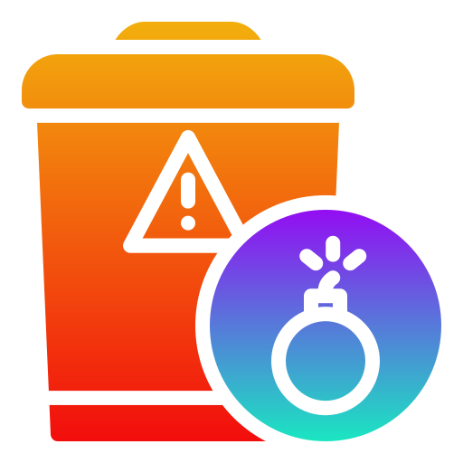 Waste bin free icon