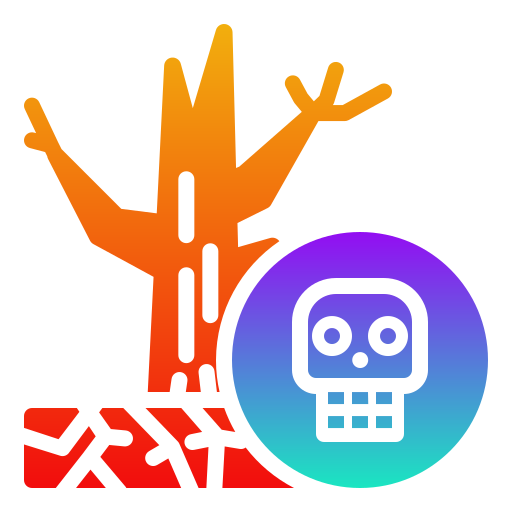 Árbol muerto icono gratis