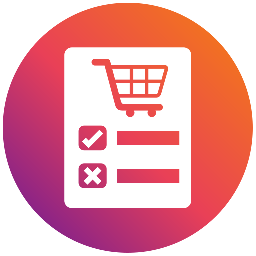Shopping list free icon Shopping list free icon