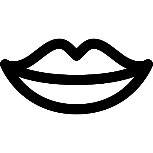 labios icono gratis