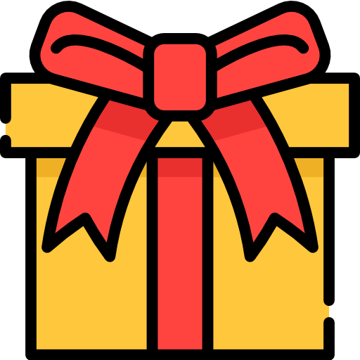 caja de regalo icono gratis