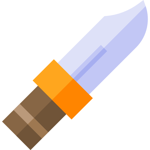 Knife Basic Straight Flat icon