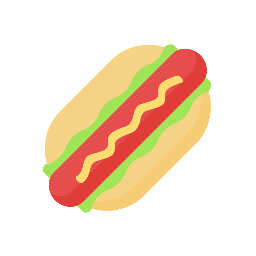 hot dog icono gratis