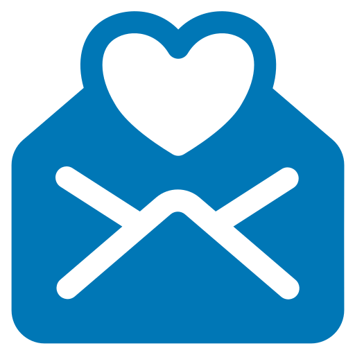 correo de amor icono gratis