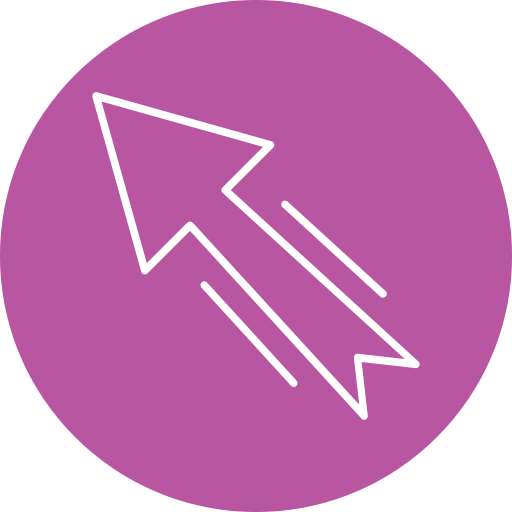 Up left free icon