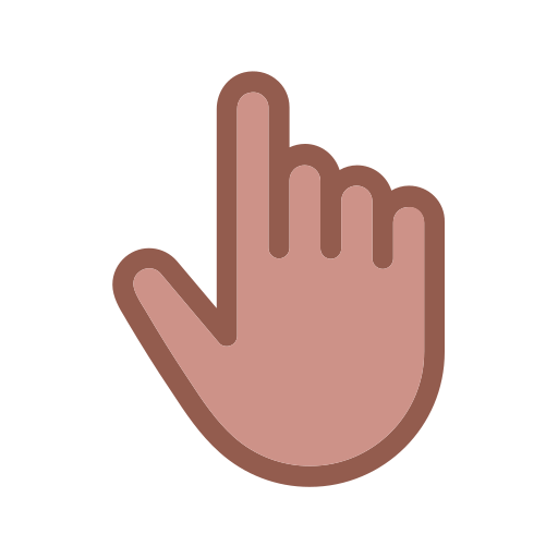 Up hand free icon Up hand free icon